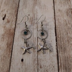 Boucles d'oreilles océan