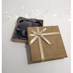 Boîte cadeau marron